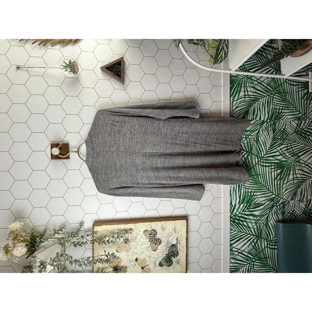 Wilfred Free by Aritzia Gray Open Front Zlata Cardigan Sweater - Size - Small - Picture 3 of 6